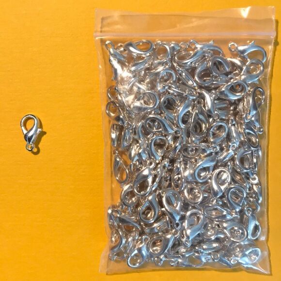 Silver hooks for DIY jewellery - Picture 1 of 2